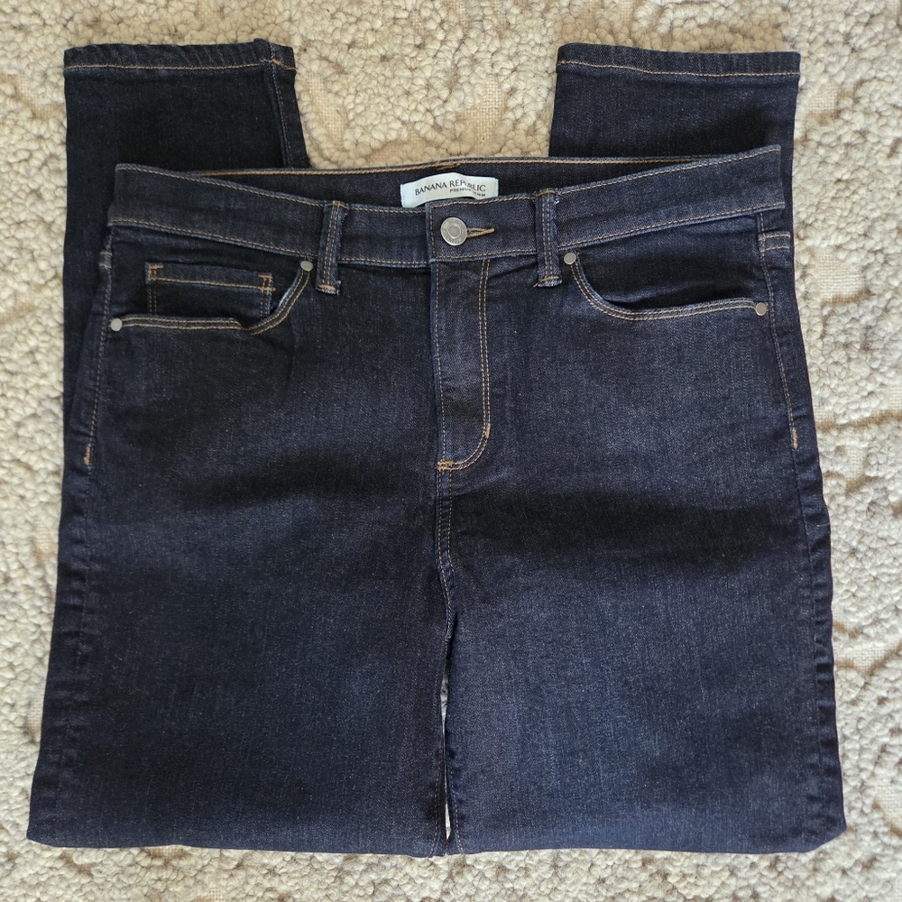 Banana Republic Women's Indigo Straight Leg Jeans